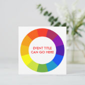 カラーホイール 招待状 (スタンド正面)