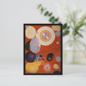 カラーホイール、素晴らし抽象芸術アート ポストカード (スタンド正面)