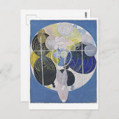 カラーホイール、素晴らし抽象芸術アート ポストカード (正面/裏面)