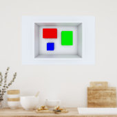 カラーボックス ポスター (キッチン)