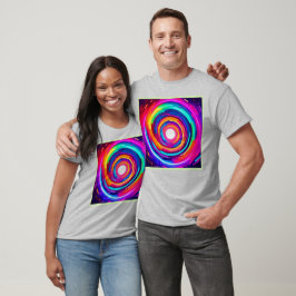 カラーボルテックス: ダイナミック デザイン Tシャツ