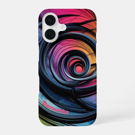 カラーボルテックス iPhone 16ケース (裏面)