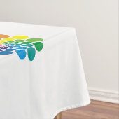 カラーポイント円パターン+背景 テーブルクロス (インサイチュ)