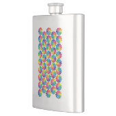 カラーポイント円パターン+背景 フラスク (左)