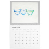 カラーポット カレンダー (1月 2026)