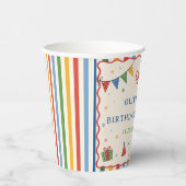 カラーポップの誕生日パーティー 紙コップ (右)