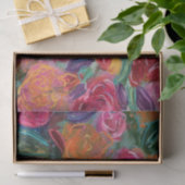 カラーポップ・アートのフローラティッシュペーパー 薄葉紙 (ギフト)