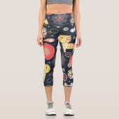 カラーポップ・アートのActivewear カプリレギンス (正面)