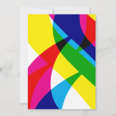 カラーポップ フラット セーブ・ザ・デート カード (裏面)