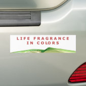 カラーポプリのライフの香り バンパーステッカー (車上)