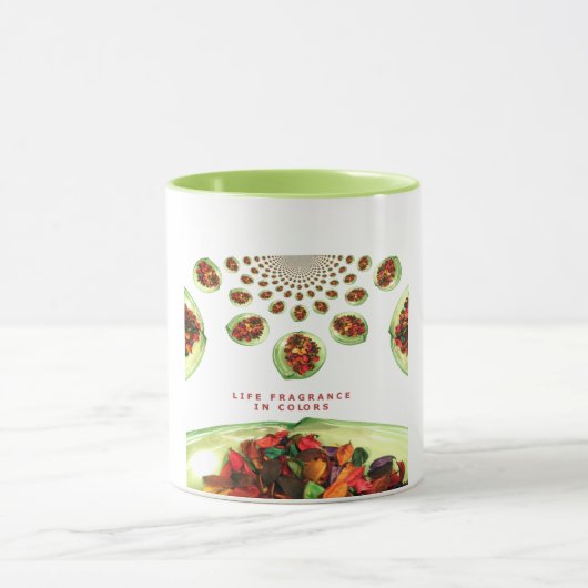 カラーポプリのライフの香り マグカップ (中央)