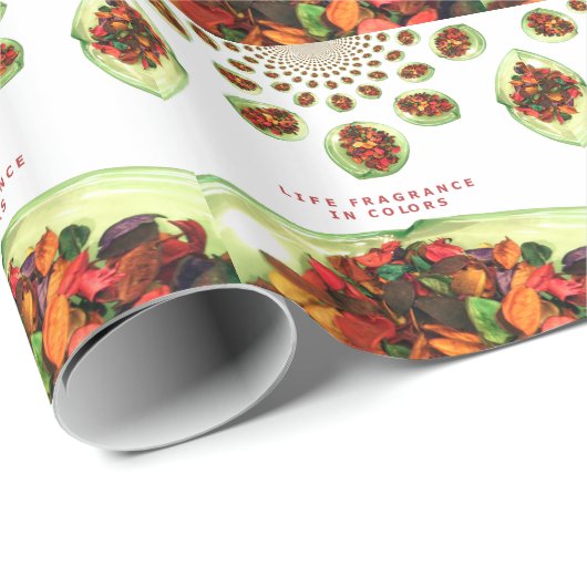 カラーポプリのライフの香り ラッピングペーパー (ロールコーナー)