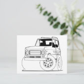 カラーマイトールSUV |キッズアクティビティカード ポストカード (スタンド正面)