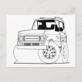 カラーマイトールSUV |キッズアクティビティカード ポストカード (正面)