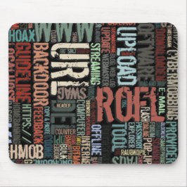 カラーマウスパッドのコンピュータ辞書 マウスパッド