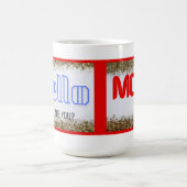 カラーマグカップデザイン コーヒーマグカップ (中央)