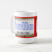 カラーマグカップデザイン コーヒーマグカップ (正面左)