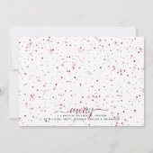 カラーマッチングタイポグラフィメリーすべて シーズンカード (裏面)