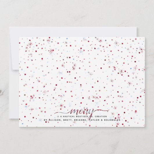 カラーマッチングタイポグラフィメリーすべて シーズンカード (裏面)