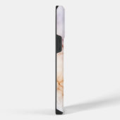 カラーマーブル柄のカスタマイズ iPhoneケース (右側面)