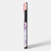 カラーマーブル柄のカスタマイズ iPhoneケース (左側面)