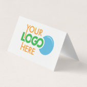 カラーミニマルプロフェッショナル会社ロゴQRコード 名刺 (裏面)