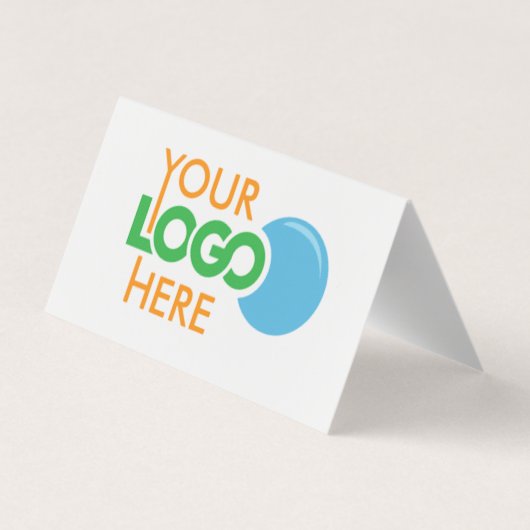 カラーミニマルプロフェッショナル会社ロゴQRコード 名刺 (裏面)