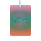 カラーミラージュ「人生の旅」 カーエアーフレッシュナー (裏面)