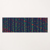 カラーミーはっきりした抽象デザイン ヨガマット (正面(横))