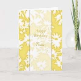 カラーミーデイジーイエロー誕生日カード シーズンカード