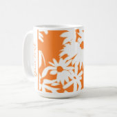 カラーミーデイジーシトラスオレンジ コーヒーマグカップ (正面左)