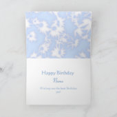 カラーミーデイジースカイブルー誕生日カード シーズンカード (内部)