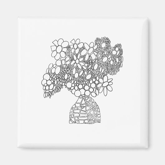 カラーミーデイジードリームブーケ マグネット (正面)