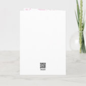 カラーミーデイジーピンク誕生日カード シーズンカード (裏面)