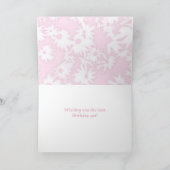 カラーミーデイジーピンク誕生日カード シーズンカード (内部)