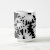 カラーミーデイジーホワイトオンブラック コーヒーマグカップ (中央)