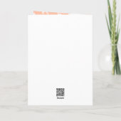 カラーミーデイジーマンダリンオレンジ誕生日カード シーズンカード (裏面)