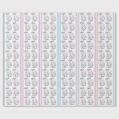 カラーミーハッピーイースターバニー ラッピングペーパー (フラット)