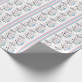 カラーミーハッピーイースターバニー ラッピングペーパー (角)