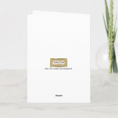 カラーミーハミングバードフローラDIY カード (裏面)