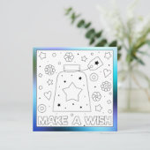 カラーミー誕生日のウィッシュ作成 |アクティビティカード (スタンド正面)