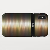 カラーメタルモノグラムスタイル Case-Mate iPhoneケース (裏面(横))