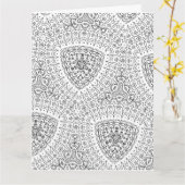 カラーメダイファンシーダイヤモンドのグリーティングカード カード (黄色い花)