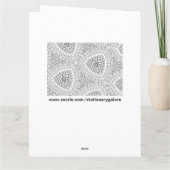 カラーメダイファンシーダイヤモンドのグリーティングカード カード (裏面)