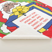 カラーメディアのクリスマスサンタクロース シェルパブランケット (3/4)