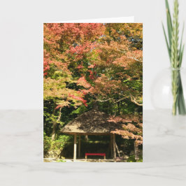 カラーメープルツリーアンドレストハウス カード