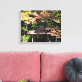 カラーメープルツリーアンドレストハウス キャンバスプリント (インサイチュ (リビング))