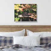 カラーメープルツリーアンドレストハウス キャンバスプリント (インサイチュ (寝室))