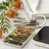 カラーメープルツリーアンドレストハウス キーホルダー (正面右)