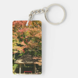 カラーメープルツリーアンドレストハウス キーホルダー